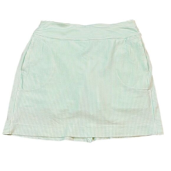 Fairway And Greene Mint Green And White Gingham Skort, Size M - Picture 1 of 8